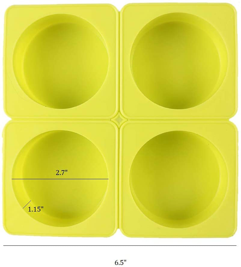 4ช่องรอบซิลิโคนสบู่ธรรมชาติ Lo - Soap Making Kit For Beginners บทวิจารณ์และราคา