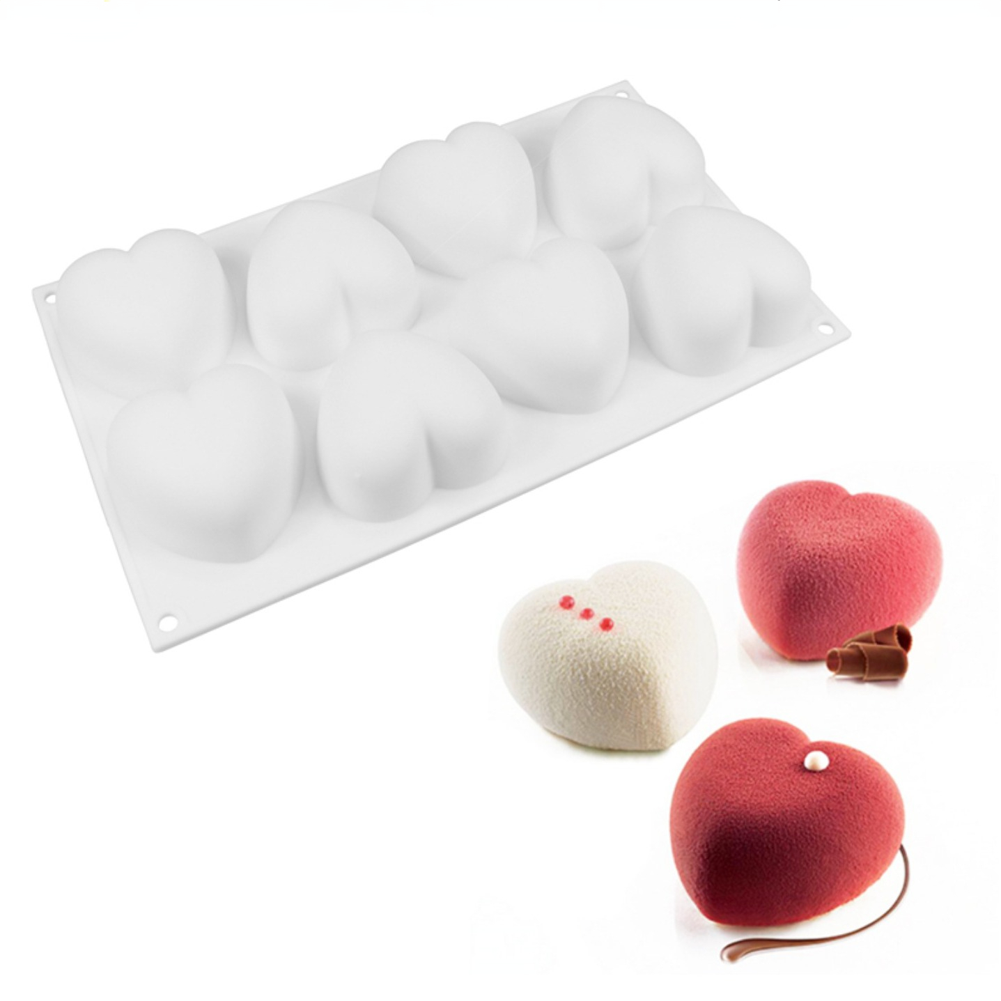 Love Heart ซิลิโคนสบู่แม่พิมพ์ - Soap Making Instructions บทวิจารณ์และราคา