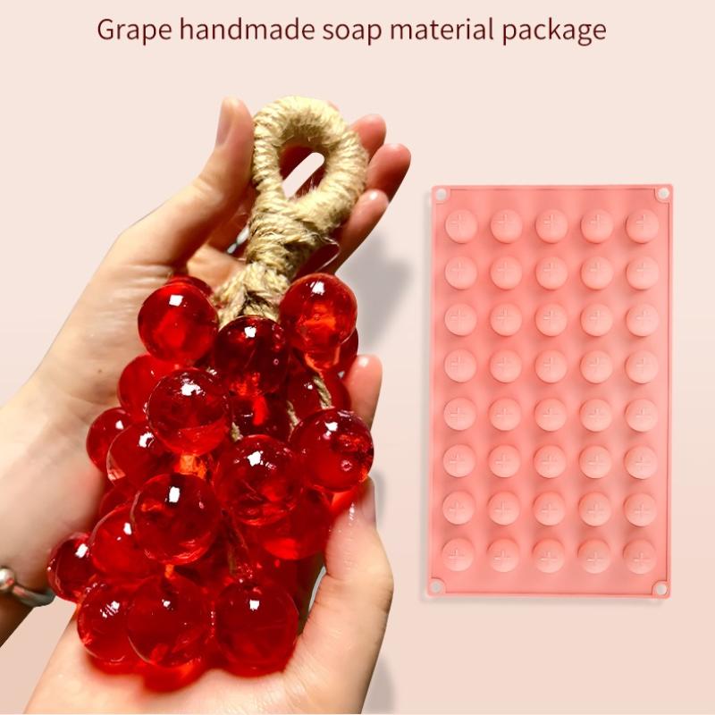 แม่พิมพ์ซิลิโคนรูปทรงลูกองุ่น  - Soap Making Kit For Beginners บทวิจารณ์และราคา