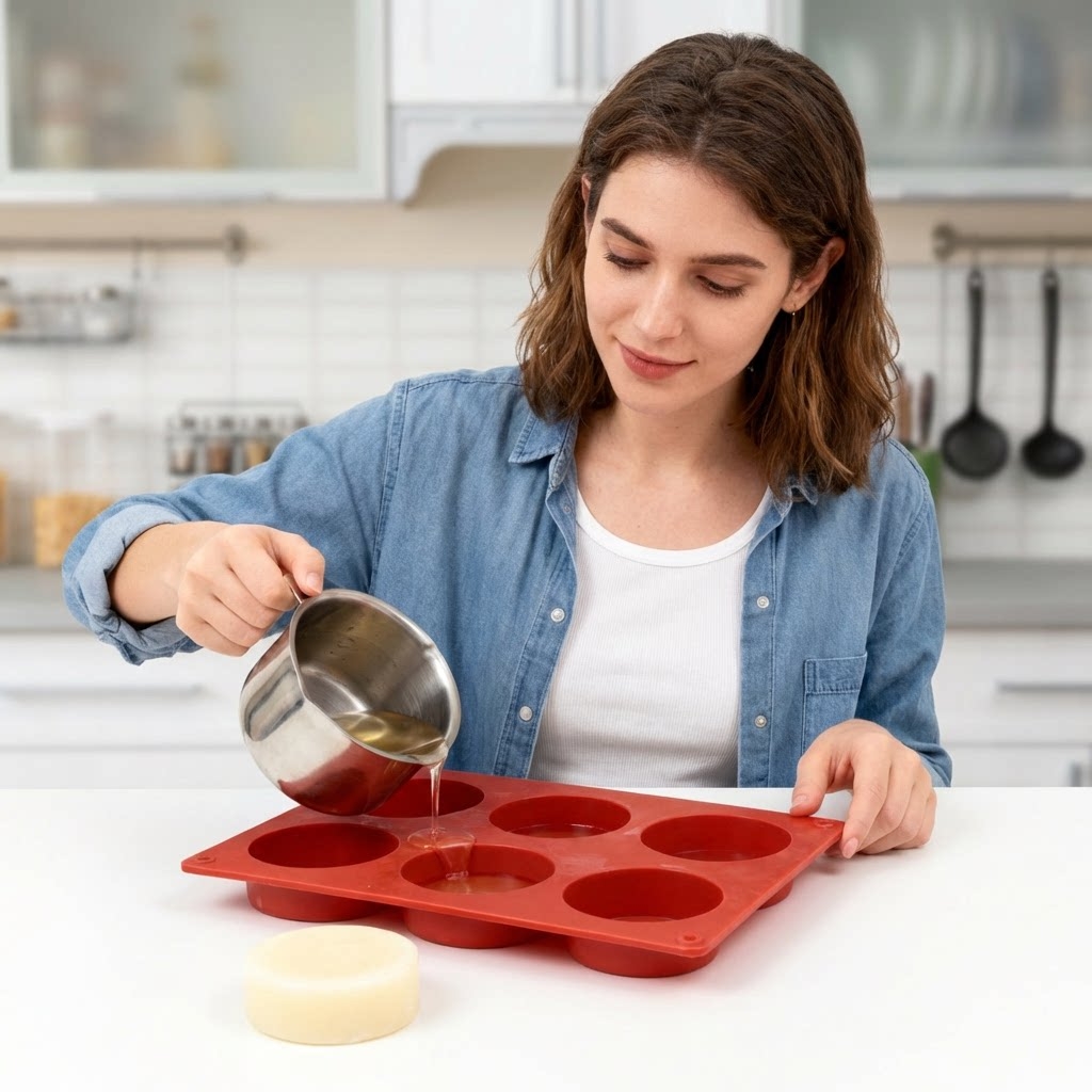 แม่พิมพ์สบู่ซิลิโคนทรงกลม DIY  - Soap Making Instructions บทวิจารณ์และราคา